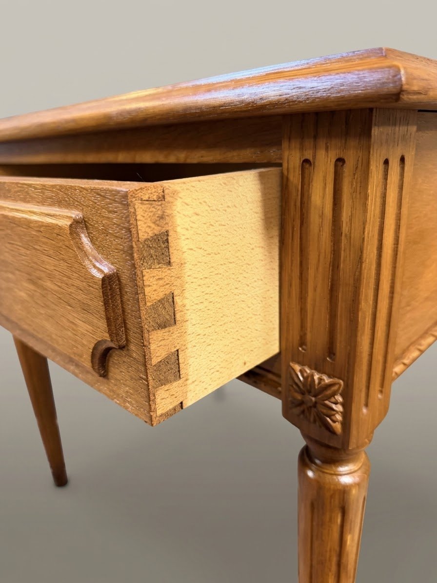 Exceptional Pair of Vintage Oak Bedside Lockers - Image 4