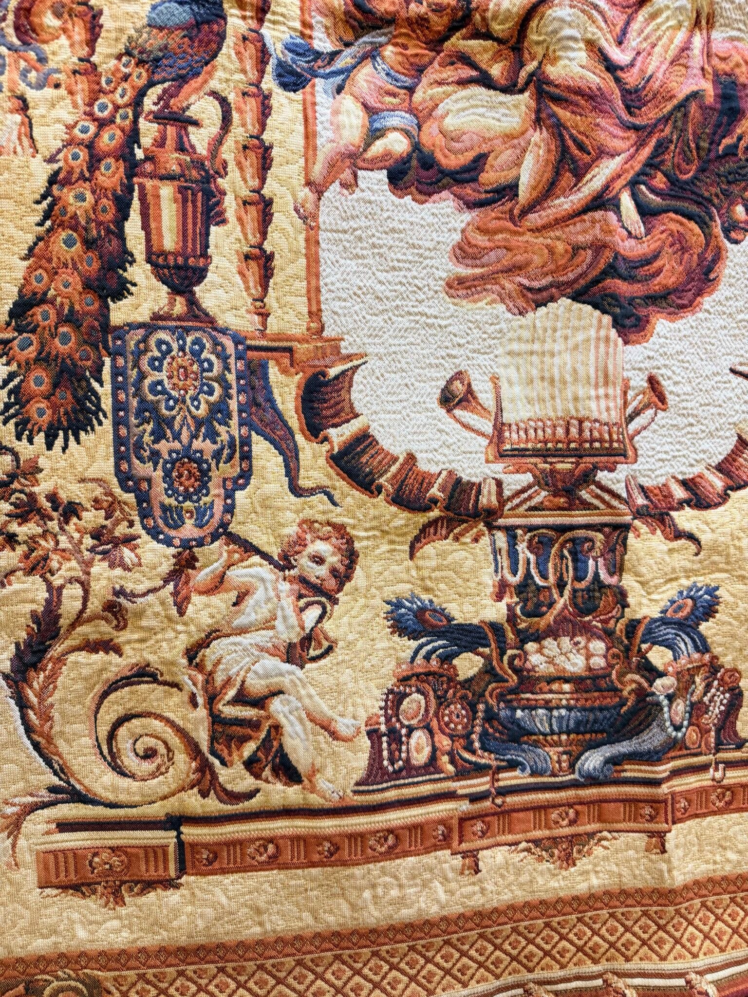 1970s Vintage French "Portique de Junon" Wall Tapestry - Image 3