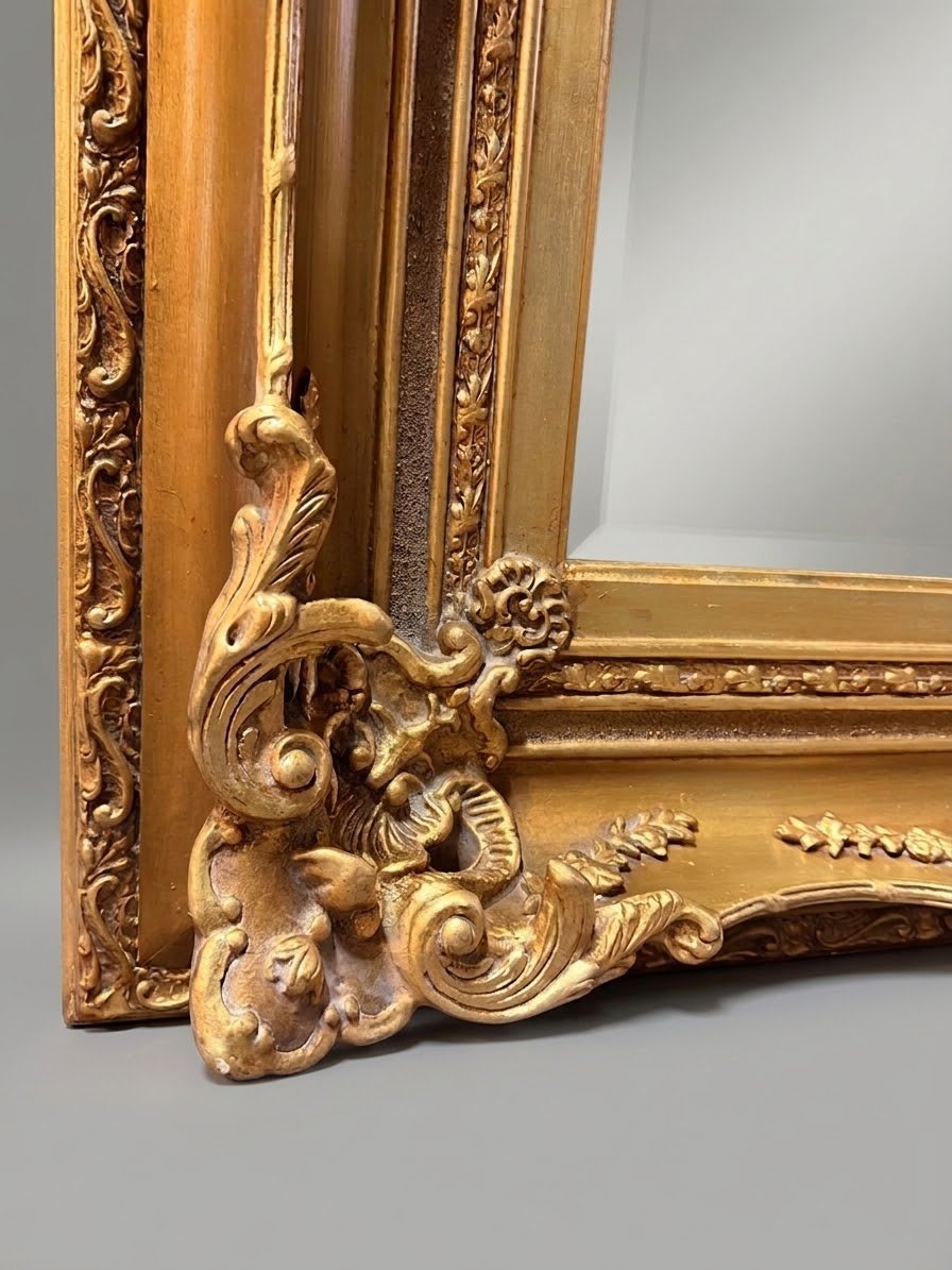 Large Gilt Double Frame Mirror. - Image 2