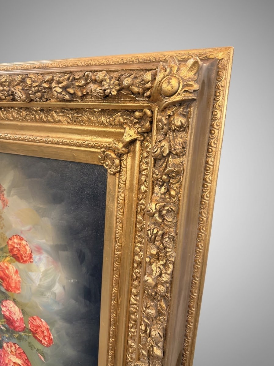 Monumental Floral Still Life Oil Painting - Image 5