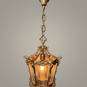 Stunning French Louis XV Style Brass Lantern
